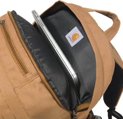 35L Triple-Compartment Backpack with Laptop Sleeve and Duravax Abrasion-Resistant Base in  Brown