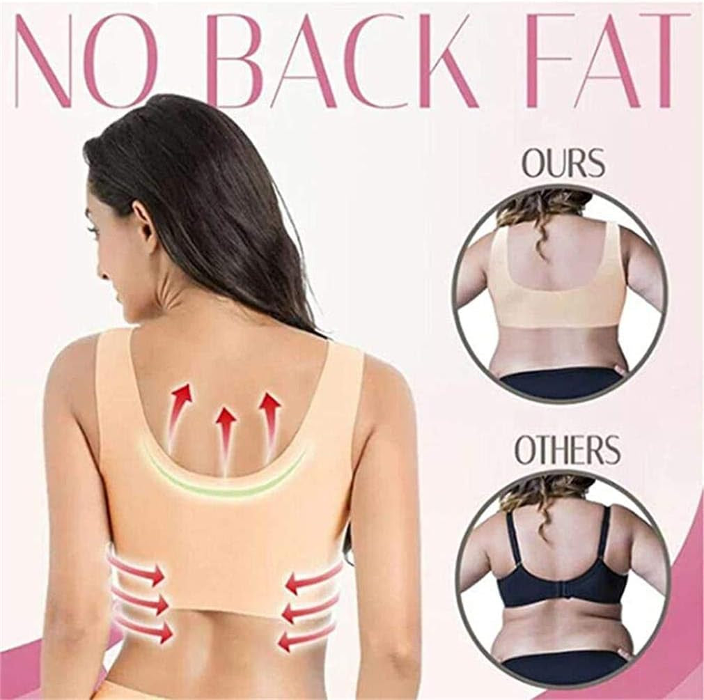 Women's Ultimate Lift Seamless Push-Up Bra - Versatile Sports and Sleep Bra